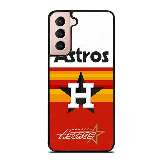 HOUSTON ASTROS MLB LOGO 2 Samsung Galaxy S21 Case Cover