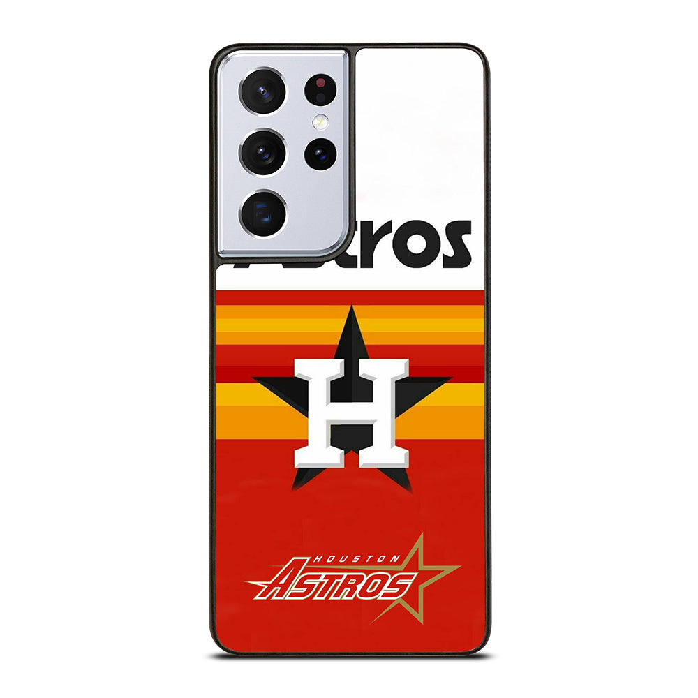 HOUSTON ASTROS MLB LOGO 2 Samsung Galaxy S21 Ultra Case Cover