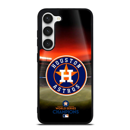HOUSTON ASTROS MLB LOGO 3 Samsung Galaxy S23 Case Cover