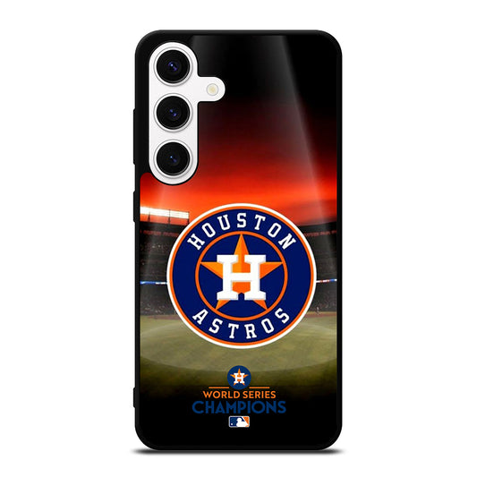HOUSTON ASTROS MLB LOGO 3 Samsung Galaxy S24 Case Cover