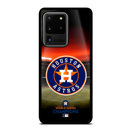 HOUSTON ASTROS MLB LOGO 3 Samsung Galaxy S20 Ultra Case Cover