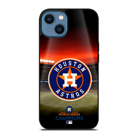 HOUSTON ASTROS MLB LOGO 3 iPhone 14 Case Cover