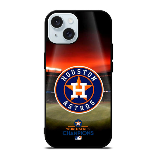 HOUSTON ASTROS MLB LOGO 3 iPhone 15 Case Cover