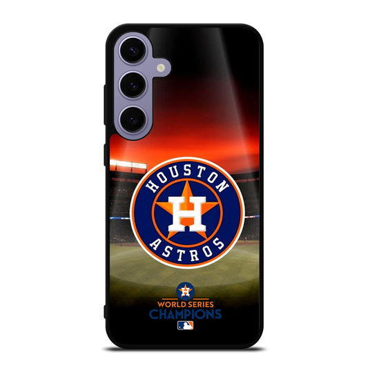 HOUSTON ASTROS MLB LOGO 3 Samsung Galaxy S24 Plus Case Cover