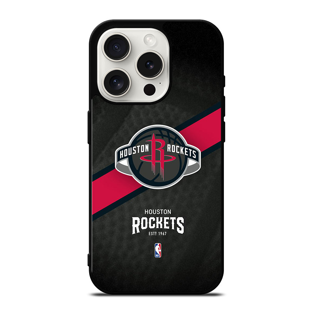 HOUSTON ROCKETS NBA LOGO 1 iPhone 15 Pro Case Cover