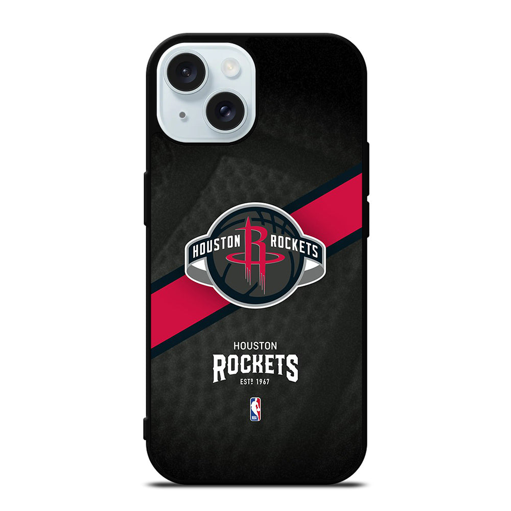 HOUSTON ROCKETS NBA LOGO 1 iPhone 15 Case Cover