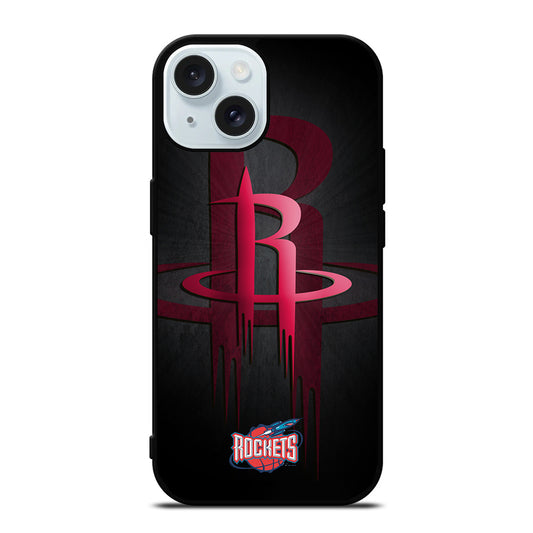 HOUSTON ROCKETS NBA LOGO 3 iPhone 15 Case Cover