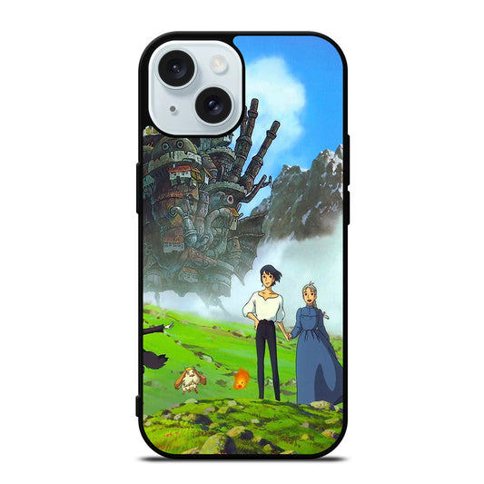 HOWL'S MOVING CASTLE ANIME iPhone 15 Case Cover