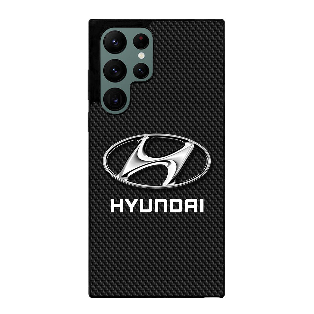 HYUNDAI LOGO CARBON Samsung Galaxy S22 Ultra Case Cover