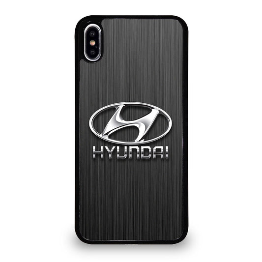 HYUNDAI LOGO METAL iPhone XS Max Case Cover