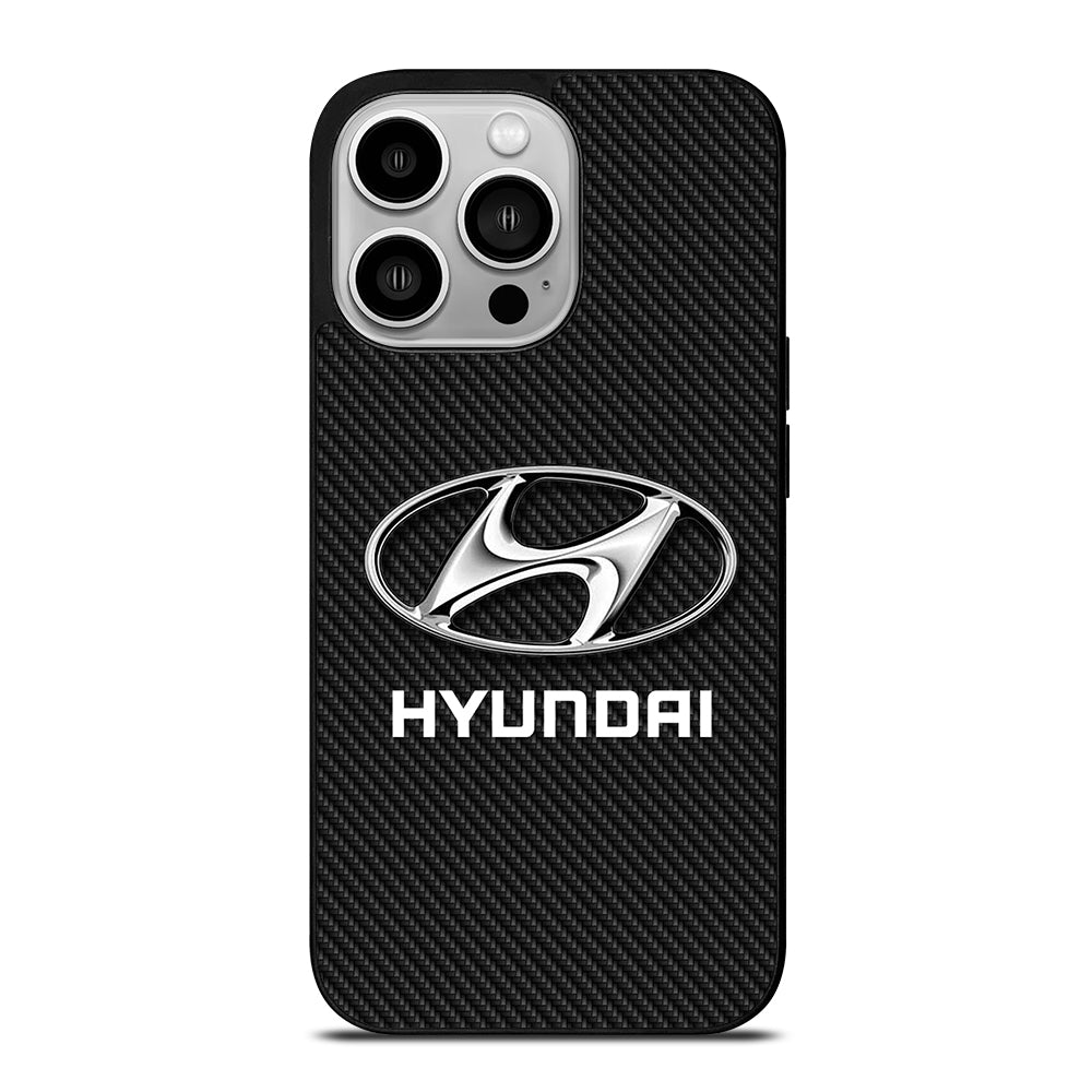 HYUNDAI LOGO CARBON iPhone 14 Pro Case Cover