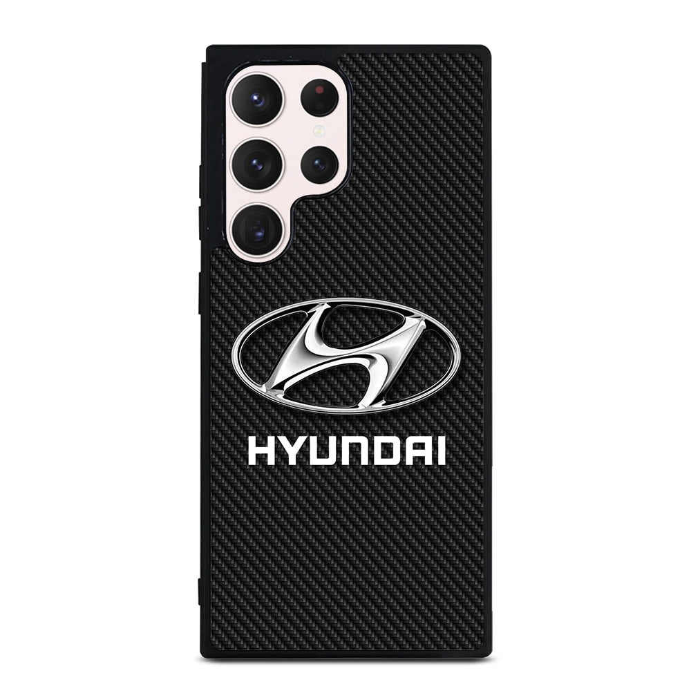 HYUNDAI LOGO CARBON Samsung Galaxy S23 Ultra Case Cover