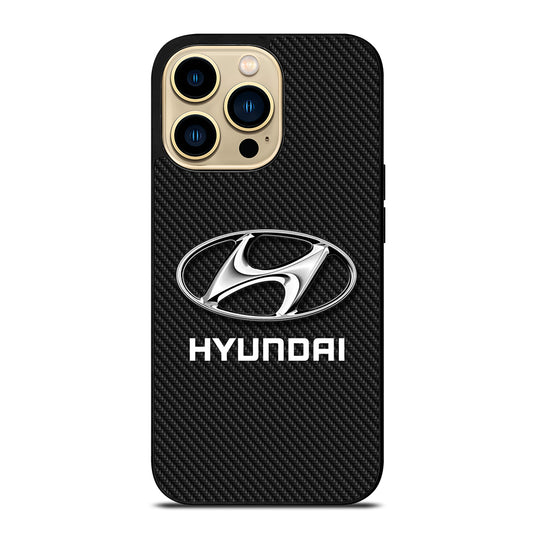 HYUNDAI LOGO CARBON iPhone 14 Pro Max Case Cover