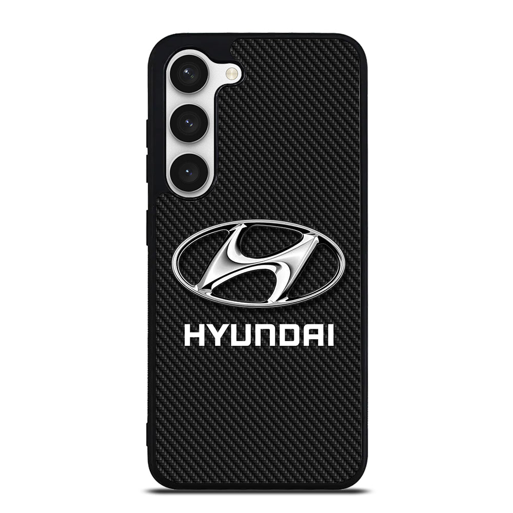 HYUNDAI LOGO CARBON Samsung Galaxy S23 Case Cover