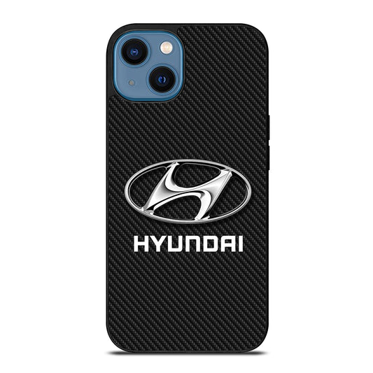 HYUNDAI LOGO CARBON iPhone 14 Case Cover