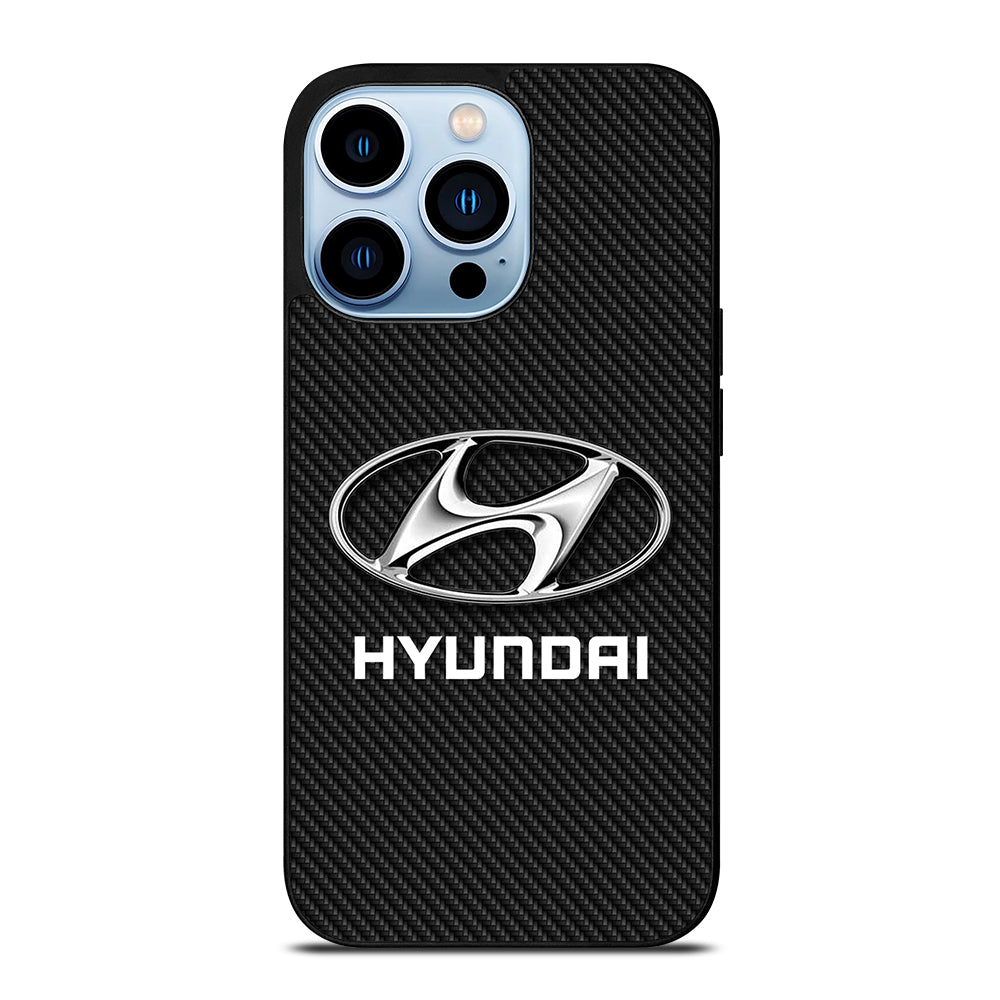 HYUNDAI LOGO CARBON iPhone 13 Pro Max Case Cover