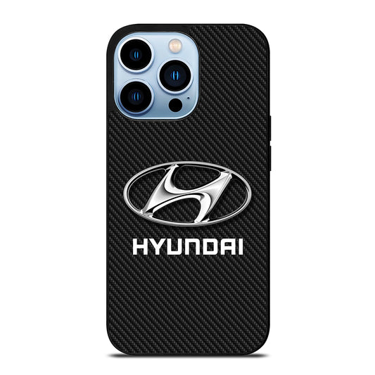 HYUNDAI LOGO CARBON iPhone 13 Pro Max Case Cover