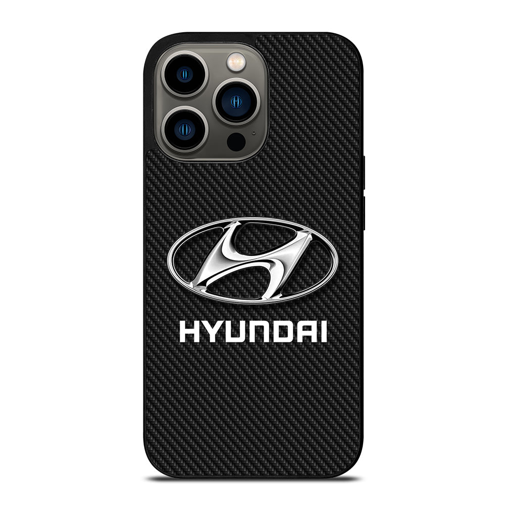 HYUNDAI LOGO CARBON iPhone 13 Pro Case Cover