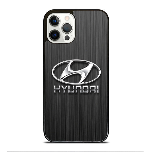HYUNDAI LOGO METAL iPhone 12 Pro Case Cover