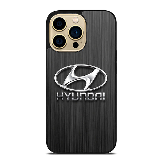 HYUNDAI LOGO METAL iPhone 14 Pro Max Case Cover