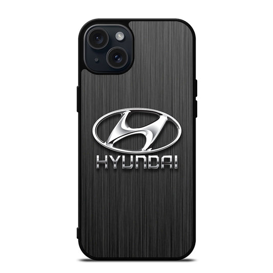 HYUNDAI LOGO METAL iPhone 15 Plus Case Cover