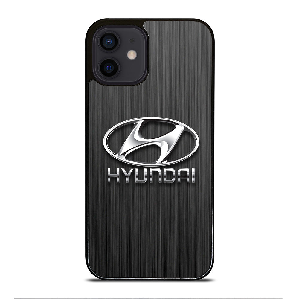 HYUNDAI LOGO METAL iPhone 12 Mini Case Cover