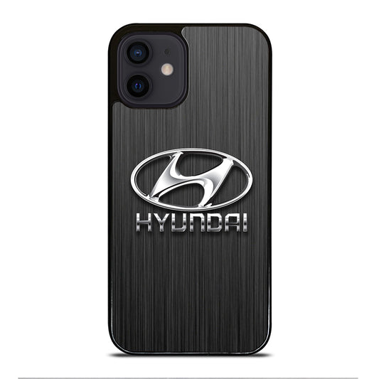 HYUNDAI LOGO METAL iPhone 12 Mini Case Cover