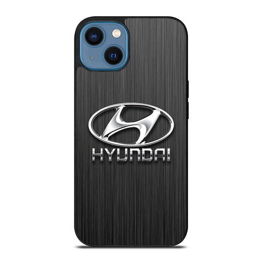 HYUNDAI LOGO METAL iPhone 14 Case Cover