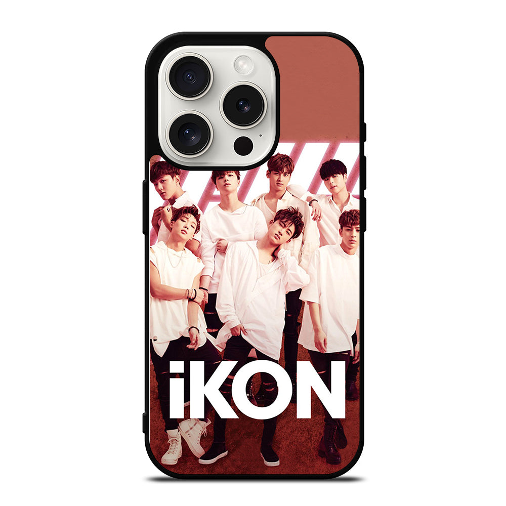 IKON GROUP KPOP iPhone 15 Pro Case Cover