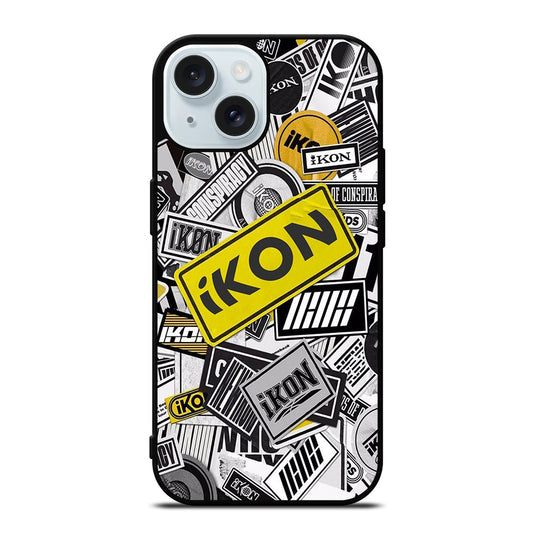IKON KPOP LOGO iPhone 15 Case Cover