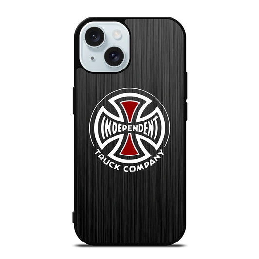 INDEPENDENT TRUCK COMPANY LOGO METAL iPhone 15 Case Cover