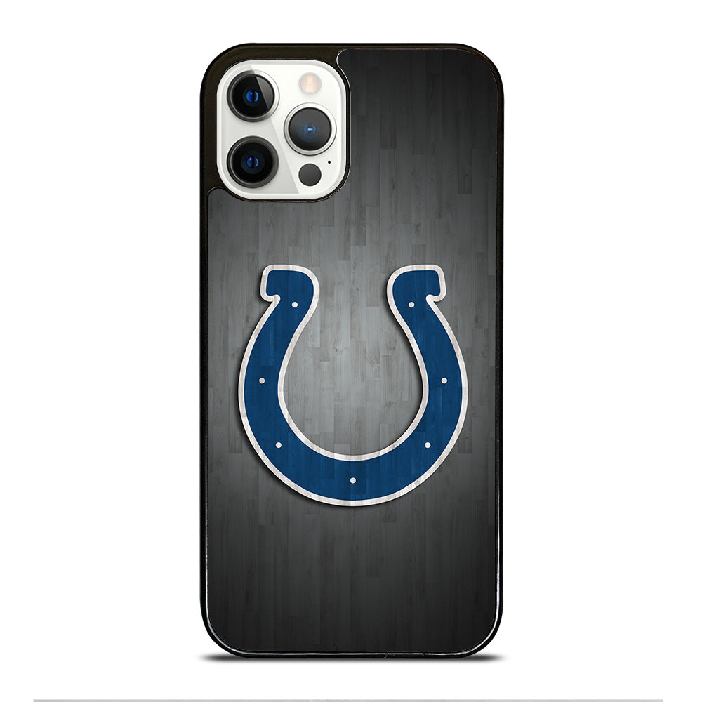 INDIANAPOLIS COLTS WOODEN LOGO iPhone 12 Pro Case Cover