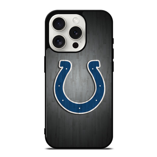 INDIANAPOLIS COLTS WOODEN LOGO iPhone 15 Pro Case Cover