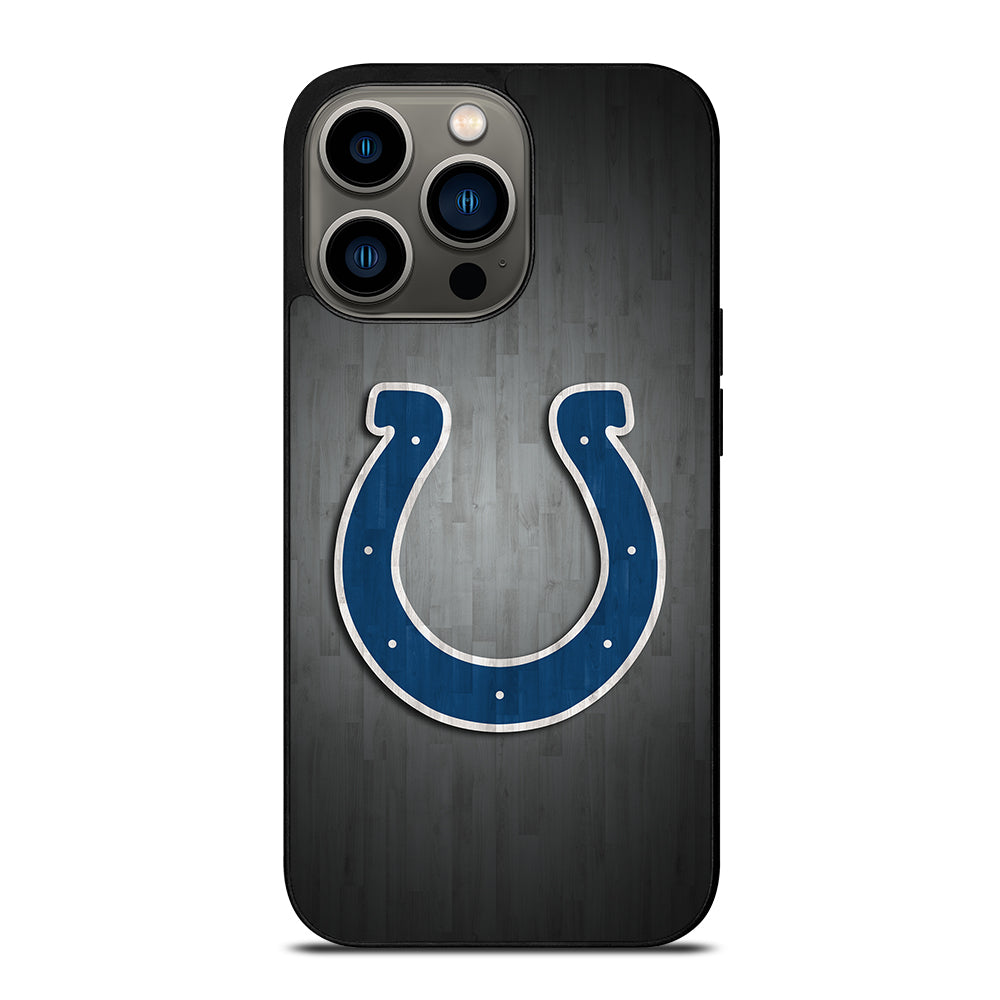 INDIANAPOLIS COLTS WOODEN LOGO iPhone 13 Pro Case Cover