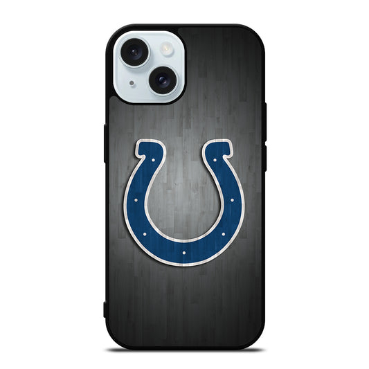 INDIANAPOLIS COLTS WOODEN LOGO iPhone 15 Case Cover