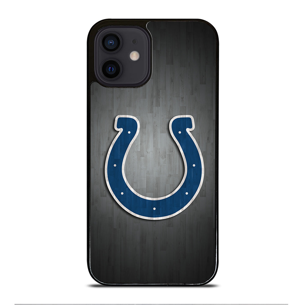 INDIANAPOLIS COLTS WOODEN LOGO iPhone 12 Mini Case Cover