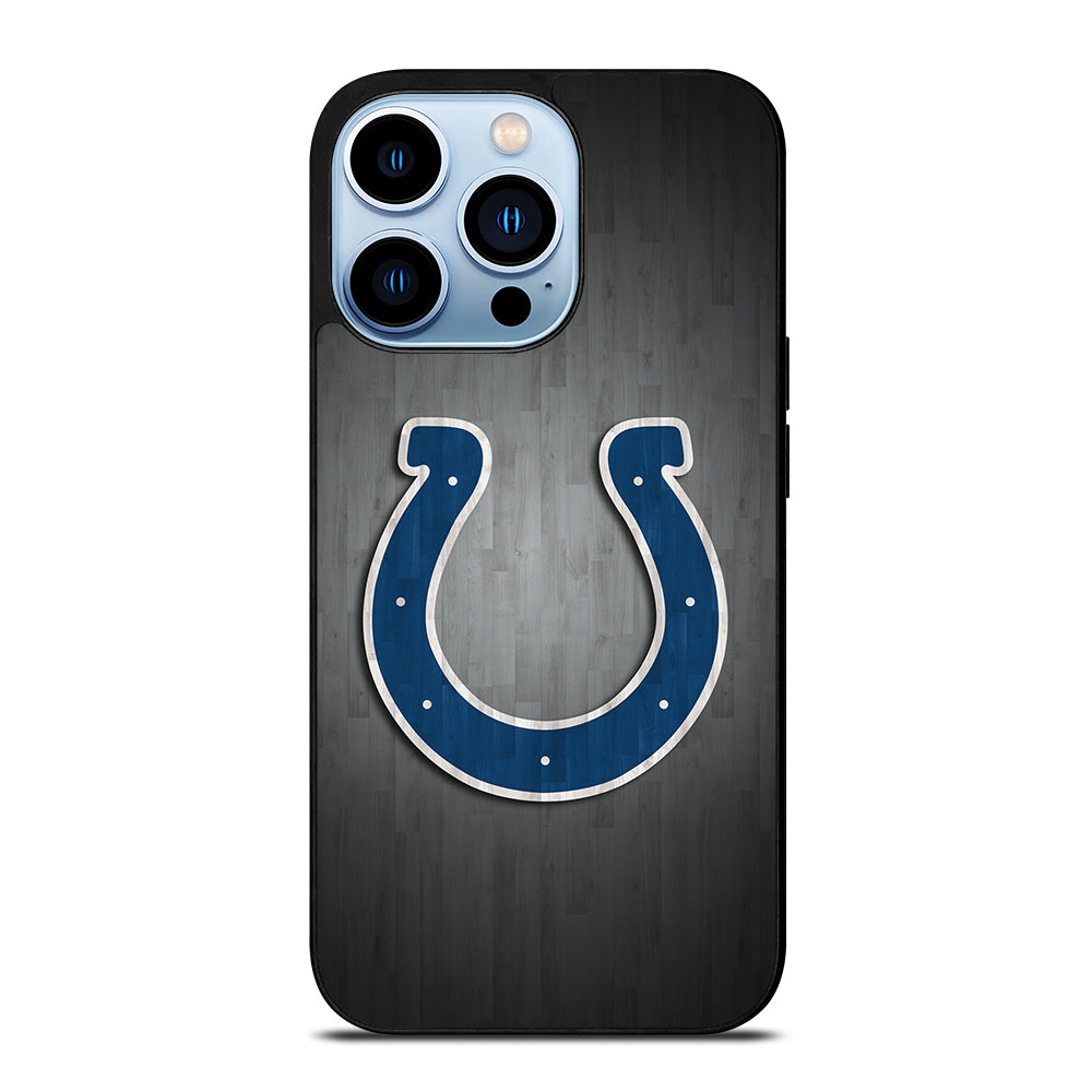 INDIANAPOLIS COLTS WOODEN LOGO iPhone 13 Pro Max Case Cover