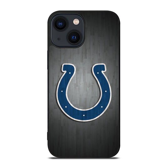 INDIANAPOLIS COLTS WOODEN LOGO iPhone 14 Plus Case Cover