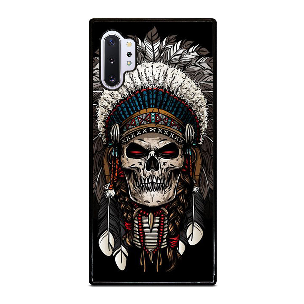 INDIAN FEATHER SKULL ART 2 Samsung Galaxy Note 10 Plus Case Cover