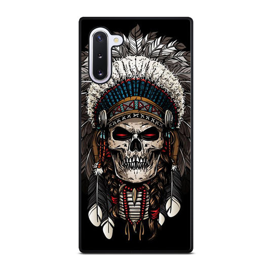 INDIAN FEATHER SKULL ART 2 Samsung Galaxy Note 10 Case Cover