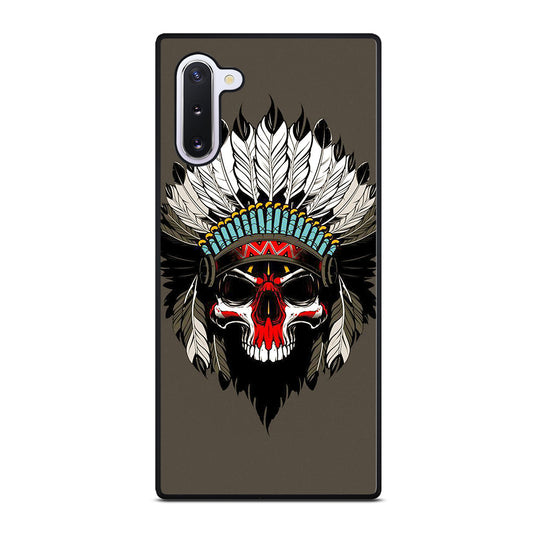 INDIAN FEATHER SKULL ART Samsung Galaxy Note 10 Case Cover