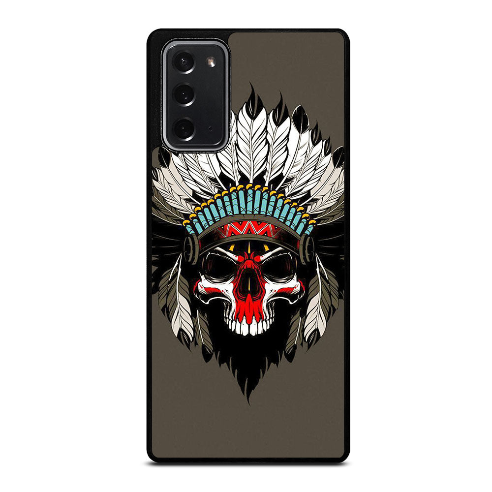 INDIAN FEATHER SKULL ART Samsung Galaxy Note 20 Case Cover