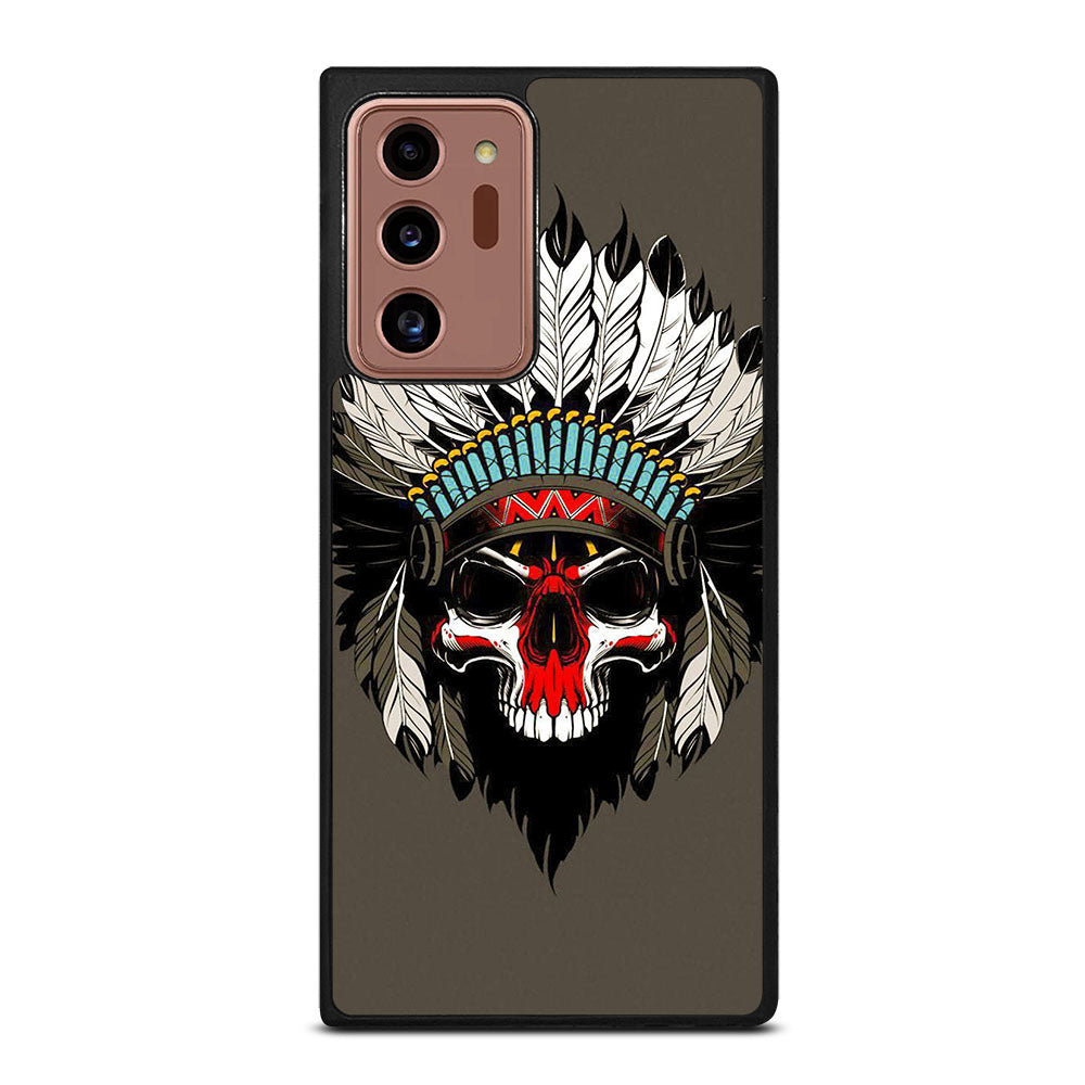 INDIAN FEATHER SKULL ART Samsung Galaxy Note 20 Ultra Case Cover