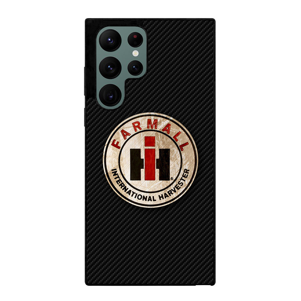 INTERNATIONAL HARVESTER LOGO CARBON Samsung Galaxy S22 Ultra Case Cover