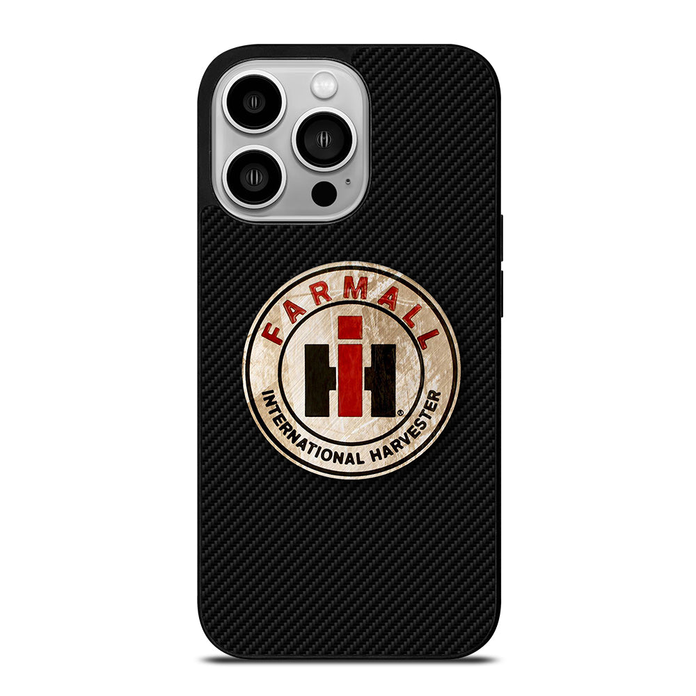 INTERNATIONAL HARVESTER LOGO CARBON iPhone 14 Pro Case Cover