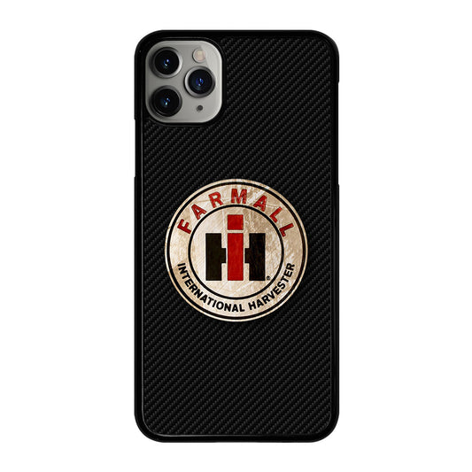 INTERNATIONAL HARVESTER LOGO CARBON iPhone 11 Pro Max Case Cover