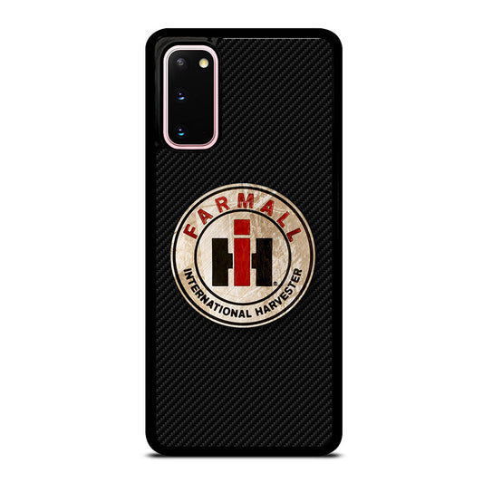 INTERNATIONAL HARVESTER LOGO CARBON Samsung Galaxy S20 Case Cover