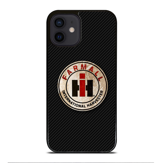INTERNATIONAL HARVESTER LOGO CARBON iPhone 12 Mini Case Cover
