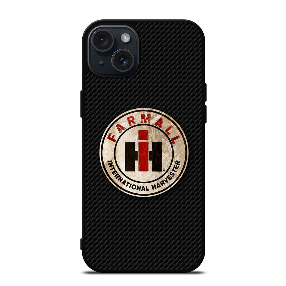 INTERNATIONAL HARVESTER LOGO CARBON iPhone 15 Plus Case Cover