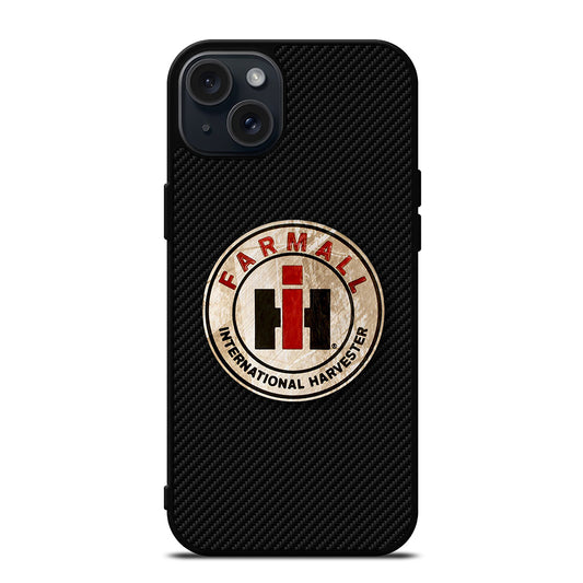 INTERNATIONAL HARVESTER LOGO CARBON iPhone 15 Plus Case Cover